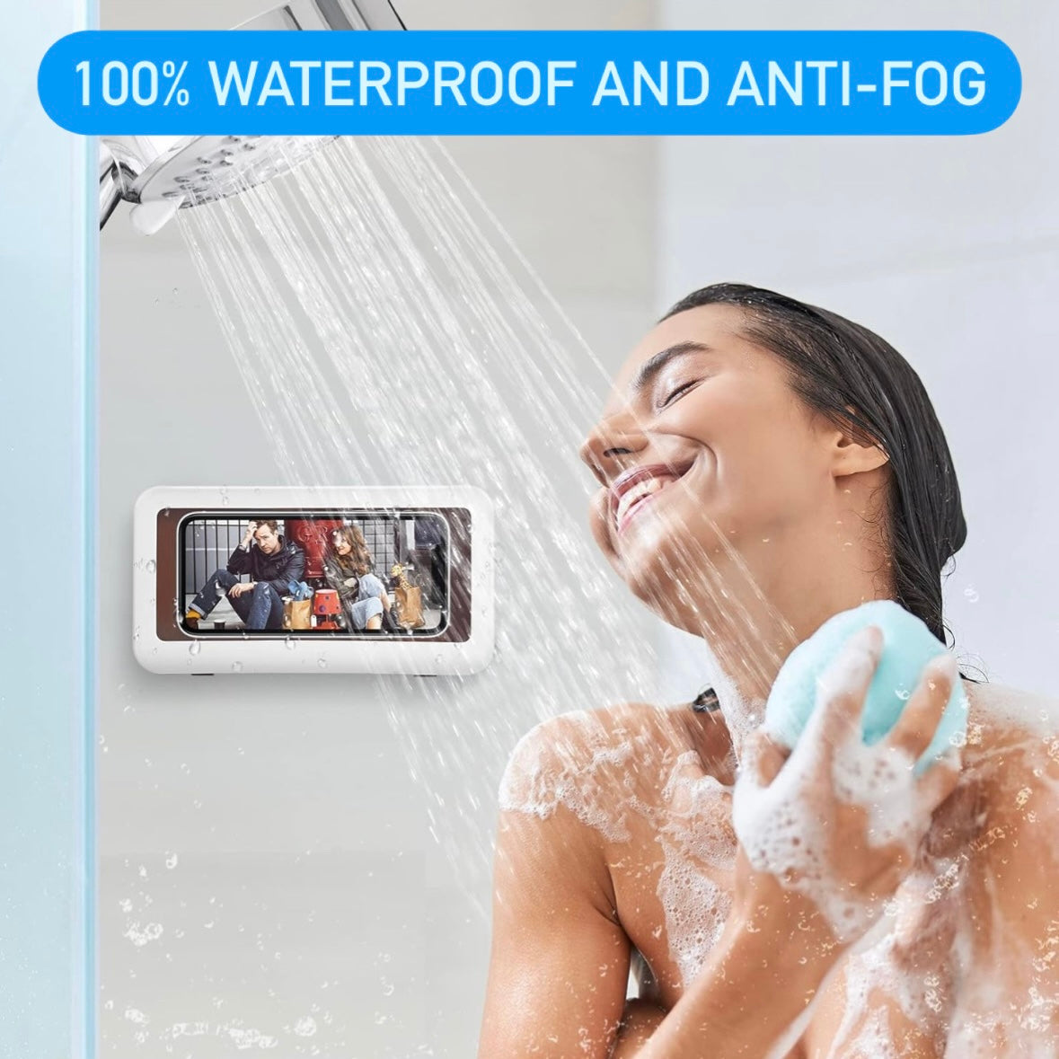 ShowerShield⢠- Hasslefree waterproof anti-fog shower case